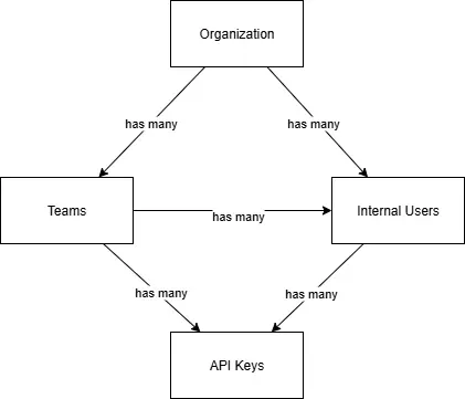 LiteLLM IAM hierarchy